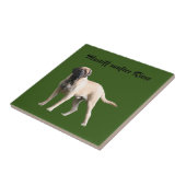 Mastiff  englische Dogge Fliese (Seite)