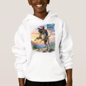 Mastiff englische Dogge im Gebirge Urlaub Hoodie (Vorderseite)