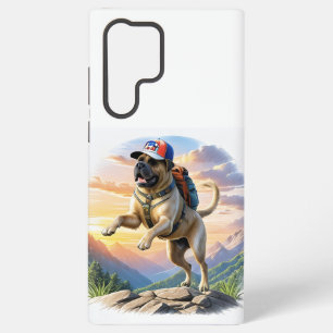Mastiff englische Dogge im Urlaub im Gebirge Samsung Galaxy Hülle