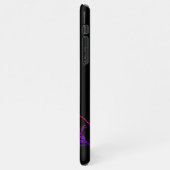 Mastiff englische Dogge Neon Comic Best Wishes iPhone Hülle (Linke Seite)