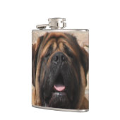 Mastiff englische Dogge Vatertag Flachmann (Links)