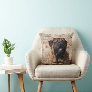  Mastiff englische Dogge Vatertag  Kissen
