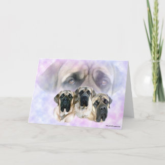 Mastiff Eyes of Liebe Card Karte