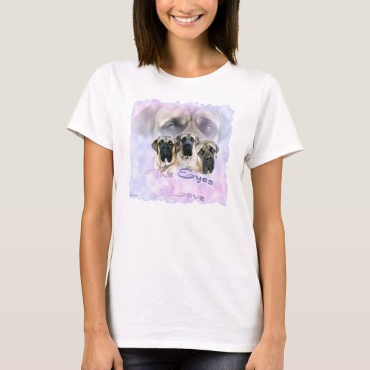 Mastiff Eyes von Liebe T - Shirt (Vorderseite)