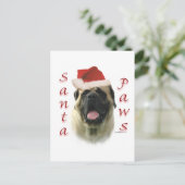 Mastiff (fawn) feiertagspostkarte (Stehend Vorderseite)