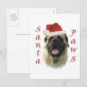 Mastiff (fawn) feiertagspostkarte (Vorne/Hinten)