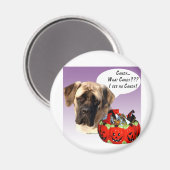 Mastiff (fawn) Halloween Candy Magnet (Vorderseite/Rückseite)