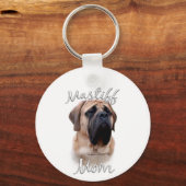 Mastiff (fawn) Mama 2 Schlüsselanhänger (Rückseite)