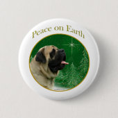 Mastiff (fawn) Peace Button (Vorderseite)