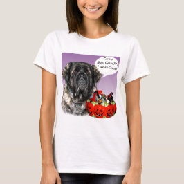 Mastiff (flauschig) Halloween Candy T-Shirt