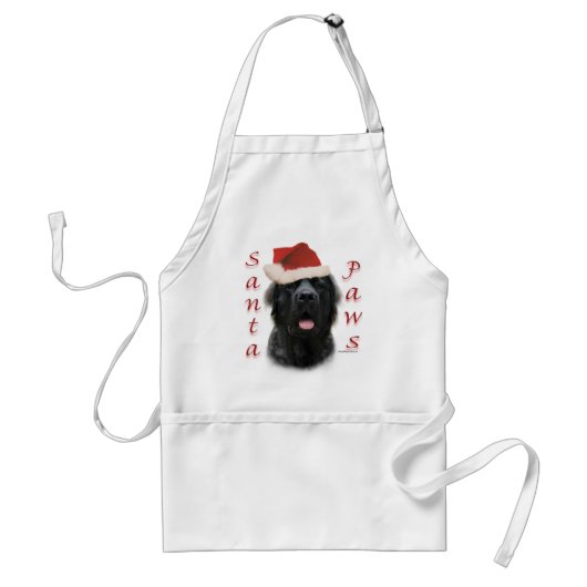 Mastiff (flauschig) Santa Paws Schürze (Vorne)