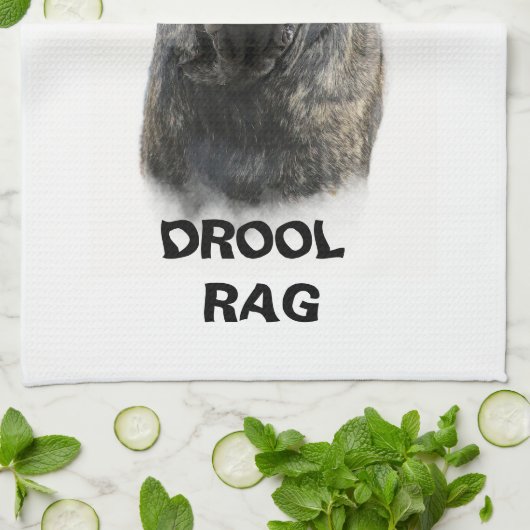 Mastiff-Geifer-Lappen Handtuch (Gefaltet)