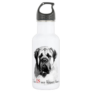 Mastiff-glückliches Gesicht Trinkflasche
