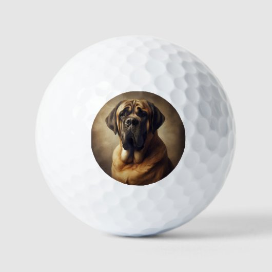Mastiff Golfball (Vorderseite)