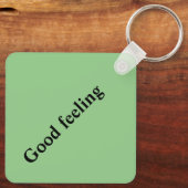 Mastiff Good Feeling Urlaub Schlüsselanhänger (Rückseite)