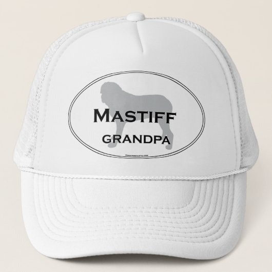 Mastiff-Großvater Truckerkappe (Vorderseite)