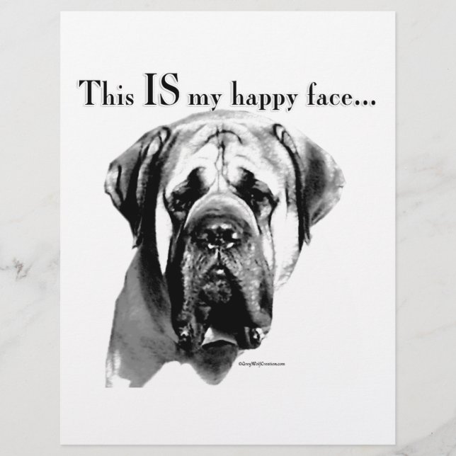 Mastiff Happy Face (Vorderseite)