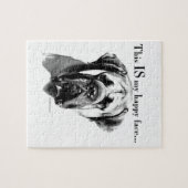 Mastiff Happy Face Puzzle (Horizontal)