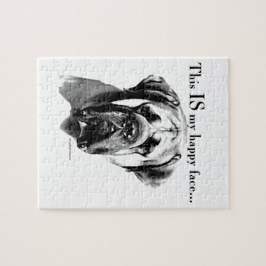 Mastiff Happy Face Puzzle (Horizontal)