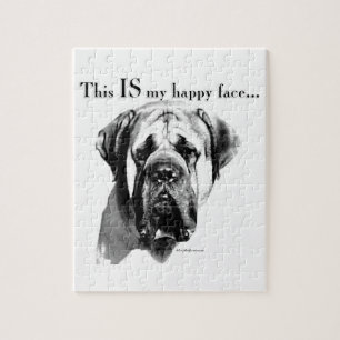 Mastiff Happy Face Puzzle