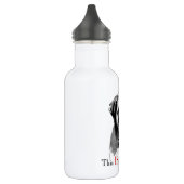 Mastiff Happy Face Trinkflasche (Links)