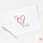 Mastiff Heart Belongs - Aufkleber (Umschlag)