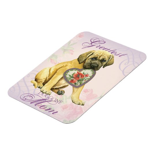 Mastiff Hearts Mama Magnet (Linke Seite)