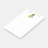 Mastiff Hearts Mama Post-it Klebezettel (angewinkelt)