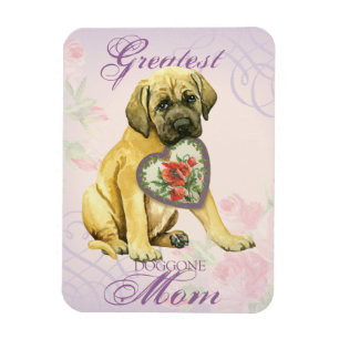 Mastiff-Herz-Mama Magnet