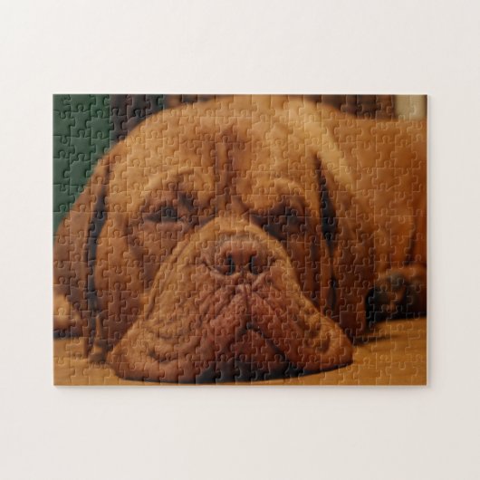 Mastiff-Hund. Puzzle (Horizontal)