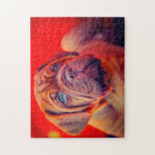 Mastiff Hund. Puzzle (Vertikal)