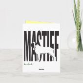 Mastiff HUNDEZUCHTVERBAND Breed Standard Card Karte (Rückseite)