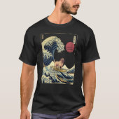 Mastiff Japanisch Kanagawa Wave Surf Hund 1 T-Shirt (Vorderseite)