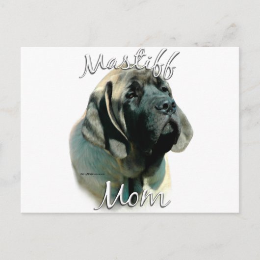 Mastiff (Jungtier) Mama 2 Postkarte (Vorderseite)