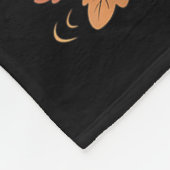 Mastiff-Kostüm auf Kürbis Halloween Mastiff Fleecedecke (Ecke)