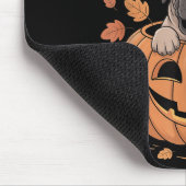 Mastiff-Kostüm auf Kürbis Halloween Mastiff  Mousepad (Ecke)