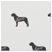 Mastiff-Liebe Stoff (Nahaufnahme)