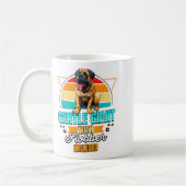 Mastiff Lover Funny Mastiff Dog Retro Kaffeetasse (Links)