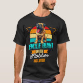 Mastiff Lover Funny Mastiff Dog Retro  T-Shirt (Vorderseite)