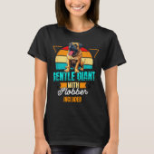 Mastiff Lover Funny Mastiff Dog Retro  T-Shirt (Vorderseite)