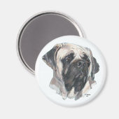 Mastiff Magnet (Vorderseite/Rückseite)