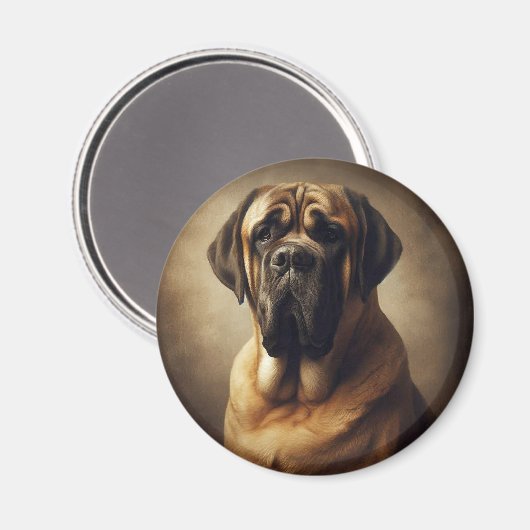 Mastiff Magnet (Vorderseite/Rückseite)