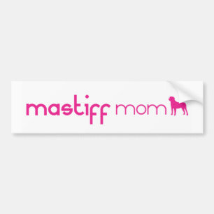Mastiff-Mama Autoaufkleber