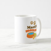 Mastiff-Mama-Hundezucht-Geschenk Kaffeetasse (VorderseiteRechts)