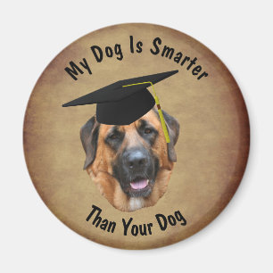 Mastiff Mein Hund ist schlauer als Ihr Hund Lustig Magnet