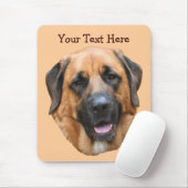 Mastiff Mix Dog Mousepad (Mit Mouse)