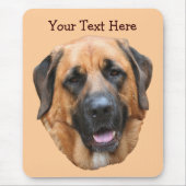 Mastiff Mix Dog Mousepad (Vorne)