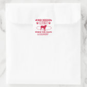 Mastiff Mommy Designs Runder Aufkleber (Tasche)