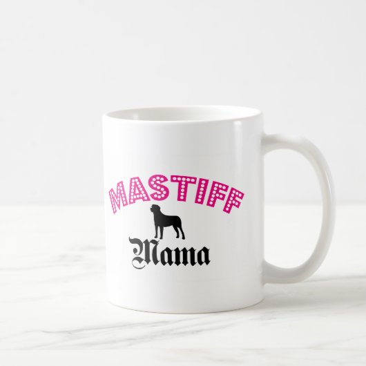 Mastiff-Mutter Kaffeetasse (Rechts)