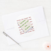 Mastiff Naughty oder Nice - Aufkleber (Umschlag)